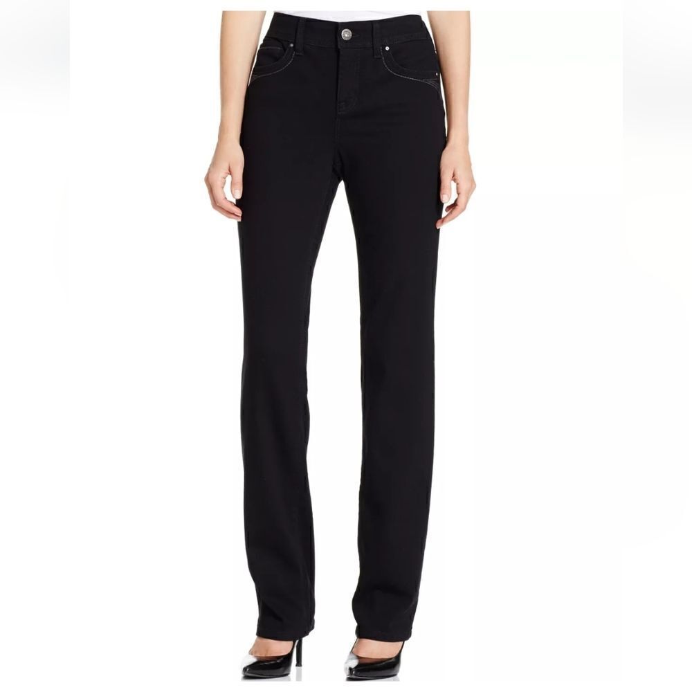 Style & Co High Rise Tummy Control Straight-Leg Jeans sz 24W=44×31